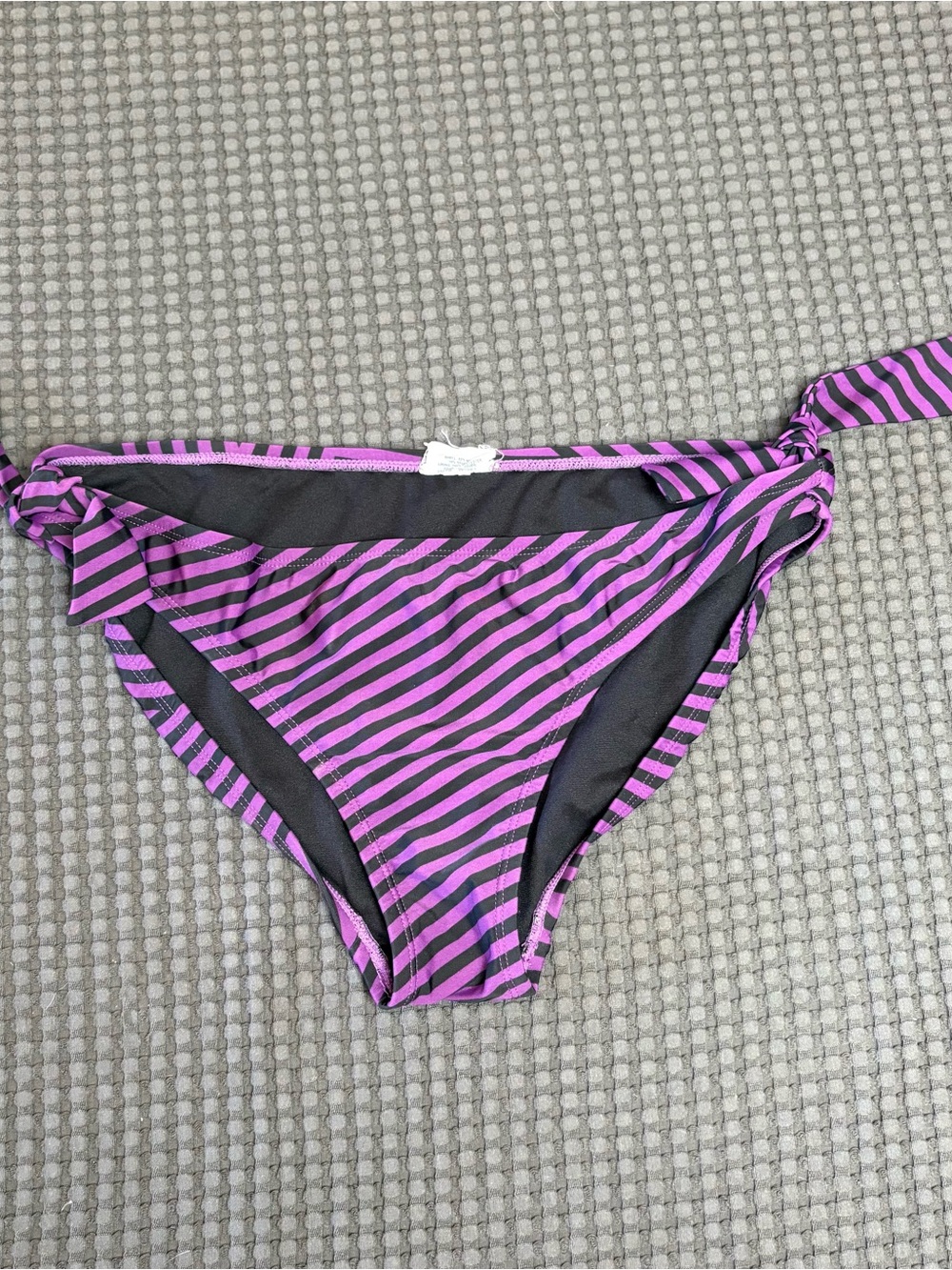 Converse Bikini Bottoms, Purple / Black Star on Back
